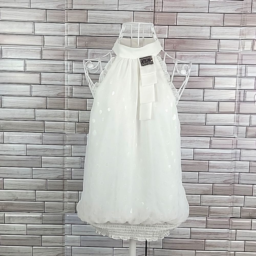 BCX dressy halter top Size L